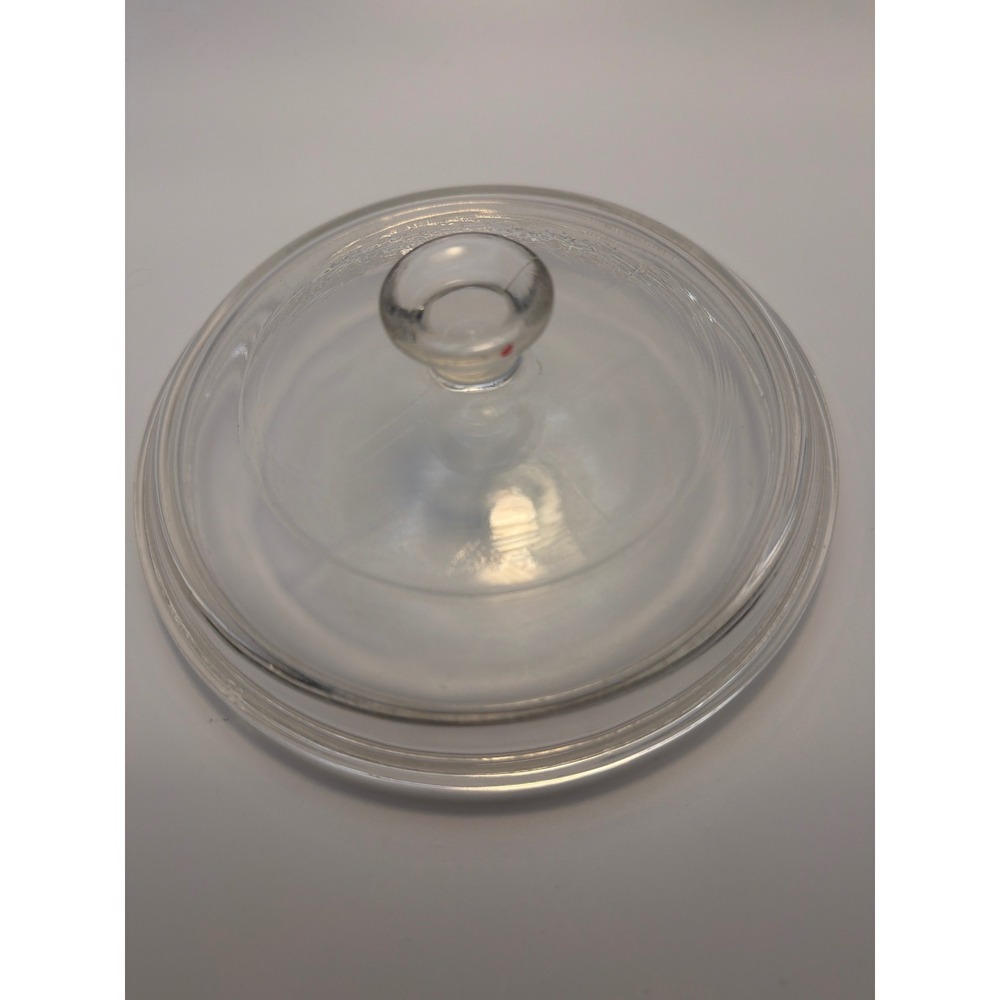 Pyrex 622-C Clear Glass Replacement Lid for 1 Quart Casserole Dish 5.75 Inch